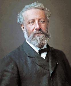 French Novelist Jules Verne Paint By Number