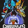 Gargoyles Poster Paint By Number