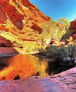 Kings Canyon Australia Outback Paint By Number