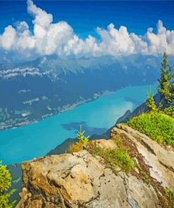 Lake Brienz Canton Paint By Number