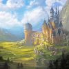 Medieval Fantasy Castle Paint By Number