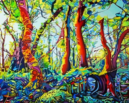 Midsummer Forest Paint By Number