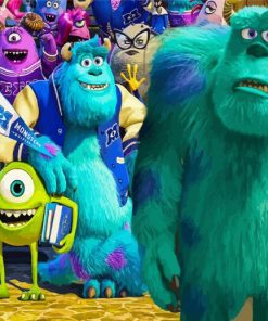 Monsters University Retconned Mike And Sully Paint By Number
