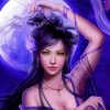 Moon Anime Woman Paint By Number