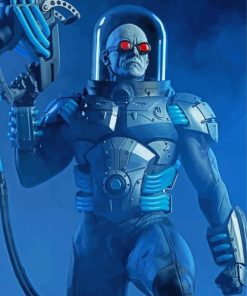 Mr Freeze Art Paint By Number