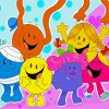 Mr Men And Little Miss Paint By Number