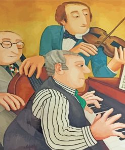 Musicians By Beryl Cook Paint By Number