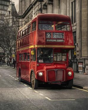 Old Routemaster Paint By Number