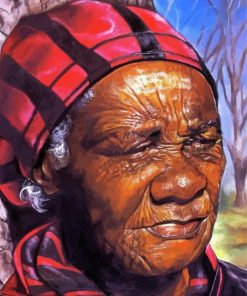 Older Black Woman Paint By Number
