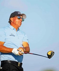 Phil Mickelson American Golfer Paint By Number