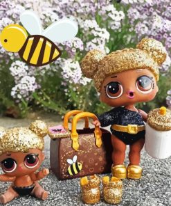 Queen Bee And Her Lil Sis Lol Dolls Paint By Number