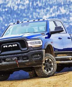 Ram Power Wagon Car Paint By Number