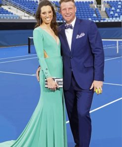 Sam Groth And His Wife Paint By Number