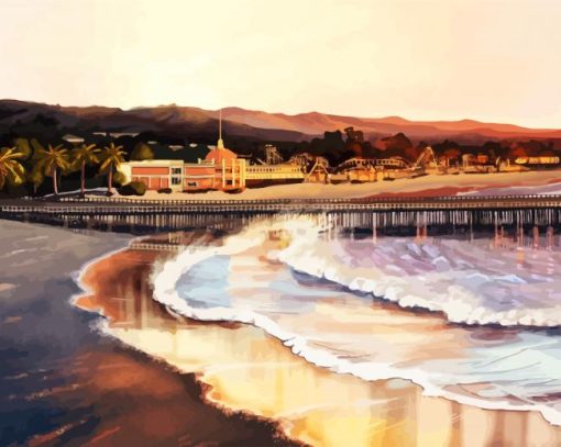 Santa Cruz Beach Boardwalk Art Paint By Number