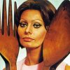 Sophia Loren In The Kitchen With Love Paint By Number