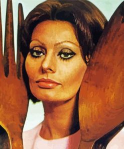Sophia Loren In The Kitchen With Love Paint By Number