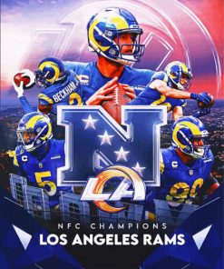 St Louis Rams American Football Paint By Number
