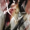 Tango Dancers Abstract Paint By Number