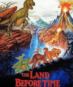 The Land Before Time Animation Paint By Number