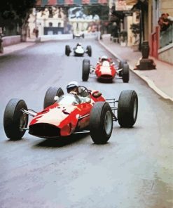 Vintage Formula 1 Cars Paint By Number