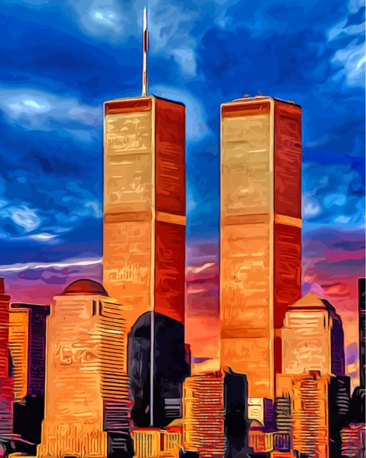 World Trade Center In New York Art Paint By Number