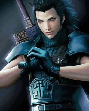 Zack Fair Character Paint By Number
