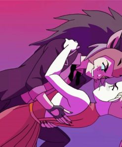 Adora And Catra Dancing Paint By Number