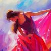Aesthetic Abstract Woman Dance Art Paint By Number