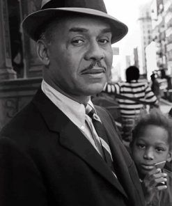 Black And White Novelist Ralph Ellison Paint By Number