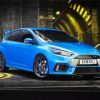 Blue Ford Rs Focus Paint By Number