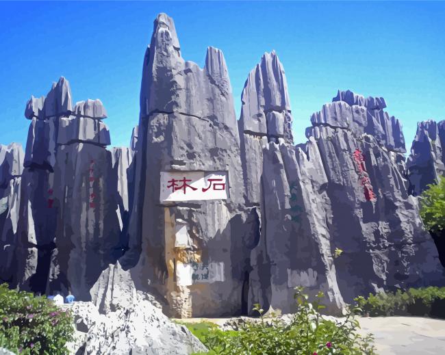 China Karst Mountains Paint By Number