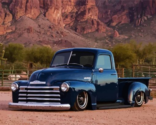 Classic Chevy 1950 Paint By Number