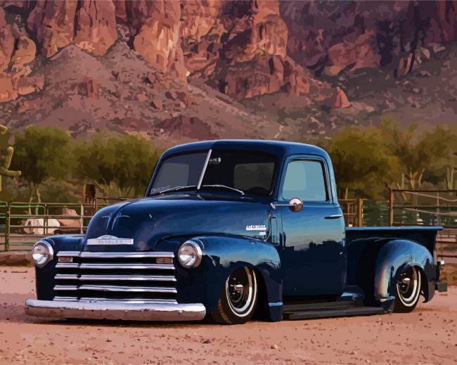 Classic Chevy 1950 Paint By Number