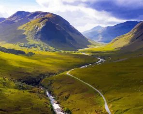 Glencoe Scotland Paint By Number
