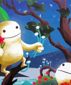 Kodama The Tree Spirits Characters Paint By Number