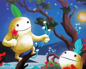 Kodama The Tree Spirits Characters Paint By Number