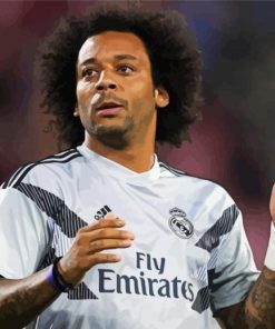 Real Madrid Player Marcelo Vieira Paint By Number