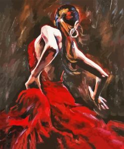 Spanish Flamenco Woman Dancer Paint By Number