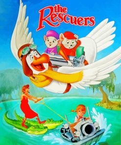 The Rescuers Poster Paint By Number