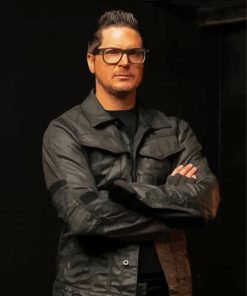 Actor Zak Bagans paint by numbers