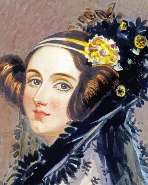Ada Lovelace paint by numbers