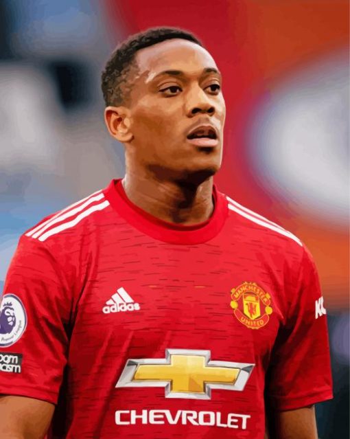 Anthony Martial Professional Player paint by number