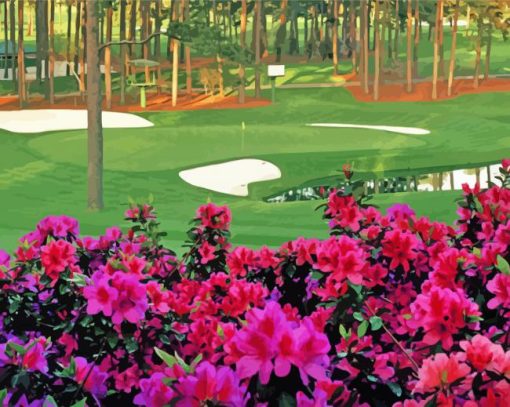 Augusta National paint by numbers