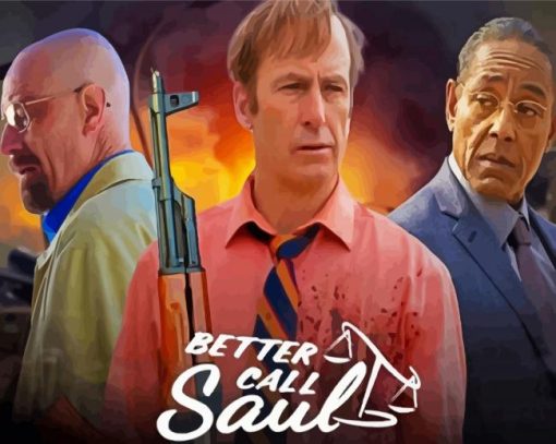 Better Call Saul Poster paint by numbers
