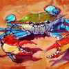 Blue Crab Art paint by numbers