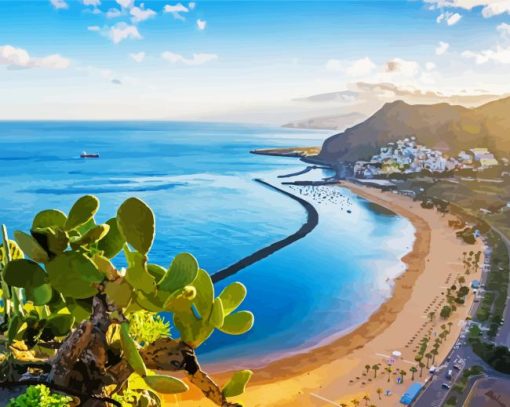 Canary Islands Seascape paint by numbers