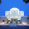 Cardston Temple paint by numbers