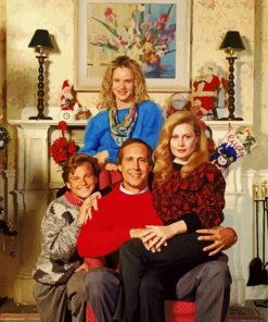 Christmas Vacation Family paint by numbers