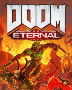 Doom Eternal paint by numbers