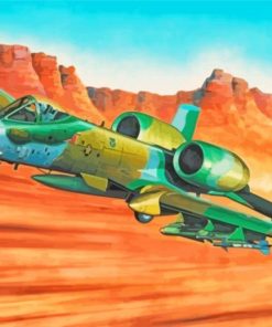 Fairchild A-10 Aircraft paint by numbers